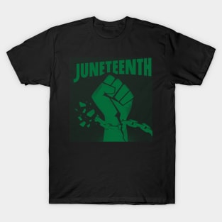 Juneteenth Fist and Chains T-Shirt